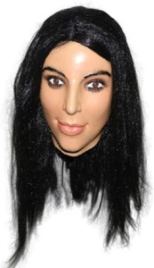 Latex Female Mask Rubber Human Woman Face Realistic Overhead Masks Fancy Doll #6 - Picture 1 of 5