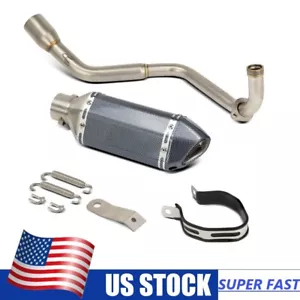 Stainless Steel Mid Low Exhaust Muffler DB Killer For Boom Vader Ice Bear PMZ125 - Picture 1 of 9