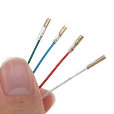4 Pieces Premium Turntable Phonograph Wires Stereo Cartridge Headshell Wires - Image 1 of 4