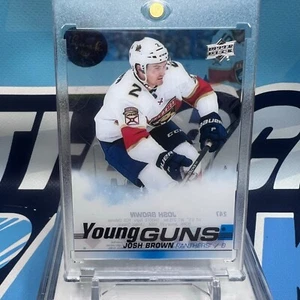 2019-20 Upper Deck #247, JOSH BROWN RC YG 🔥🔥🔥 Clear Cut Young Guns Rookie - Picture 1 of 2