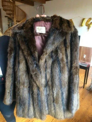 Abrigo de piel de visón de IR Fox New York City - Excelente estado original Foto 1 de 4