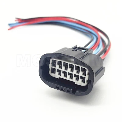 12-Pin Front Headlamp Headlight Connector Pigtail Fit For Chrysler 200 2014-2017 - Image 1 of 4