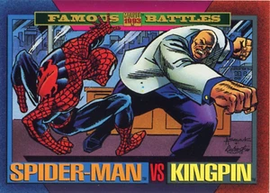 Spider-Man vs Kingpin 1993 Marvel Skybox #169 Famous Battles NM Near Mint - Picture 1 of 2