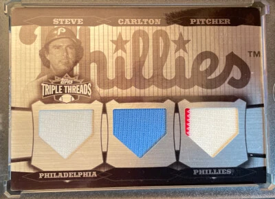 2006 Topps Triple Threads White Whale Relic 499 Steve Carlton Pants  P-P-P  1/1 - Image 1 of 3