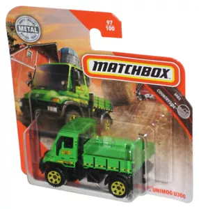 Matchbox MBX Countryside (2019) Green Mercedes-Benz Unimog U300 Toy Truck 97/100 - Picture 1 of 1