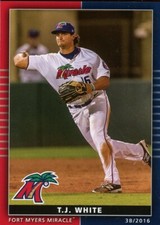 2016 Grandstand Fort Myers Miracle T.J. WHITE RC TWINS UNLV