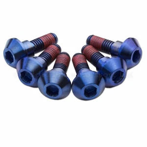 6x viti bulloni rotore disco posteriore titanio blu titanio FJR1300A, FJR1300A, AE, AS - Foto 1 di 1