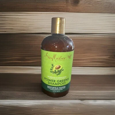 SheaMoisture Moringa & Avocado Power Greens Sulfate Free Shampoo 13 oz - Image 1 of 4