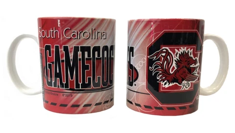 2 PACK SOUTH CAROLINA GAMECOCKS 11OZ CERAMIC SUBLIMATED COFFEE MUG FREE SHIPPING Cover