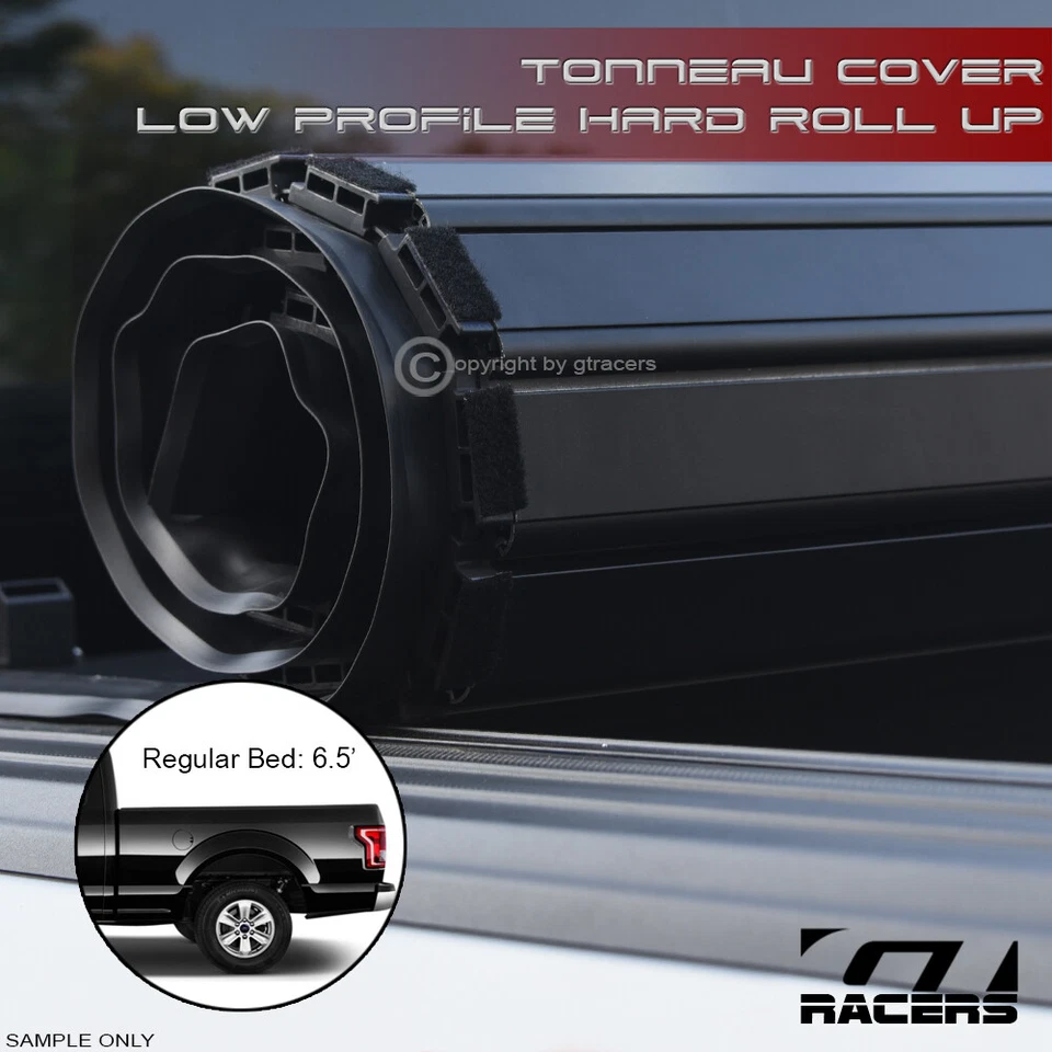 For 2015-2024 Ford F150 6.5'/78" Bed Lo Pro Aluminum Hard Roll-Up Tonneau Cover - Image 1 of 4