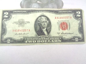 1953 Two Dollar Bill - A6140257A Red Seal - Picture 1 of 2