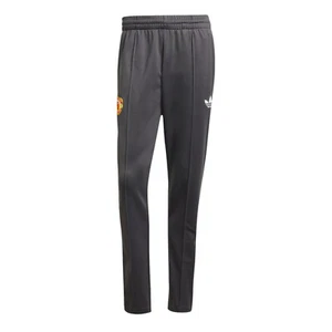 Men's Adidas Originals Black Manchester United OG Beckenbauer Track Pants New - Picture 1 of 7