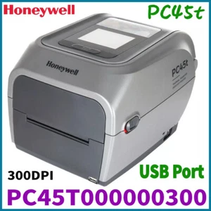 Honeywell PC45t 300DPI USB Direkt Thermal Thermal Desktop Drucker PC45T000000300 - Afbeelding 1 van 11