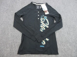 San Jose Sharks Shirt Womens Adult Small Black NHL Hockey CCM NEW - Picture 1 of 13