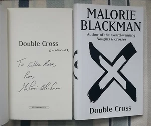 MALORIE BLACKMAN SIGNED DATED DOUBLE CROSS 1/1 HBDJ 2008 CALLIE ROSE INSCRIBED - Picture 1 of 3