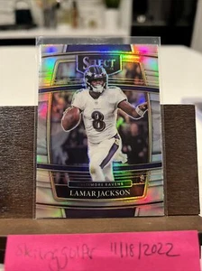 2021 Select Lamar Jackson Concourse Silver Prizm #5 Ravens - Picture 1 of 2