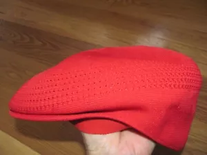 Gorra roja Kangol Born British Tropic 504 Ventair vintage Taiwán XL (CH) - Imagen 1 de 8