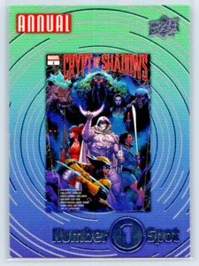 N1S-3 CRYPT OF SHADOWS #1 2022-23 2023 Upper Deck Marvel Annual NUMBER 1 SPOT - Picture 1 of 2
