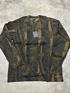 NWT Filson Long Sleeve Camo Pioneer Graphic T Shirt Green Brown Mens Cotton - Picture 1 of 4