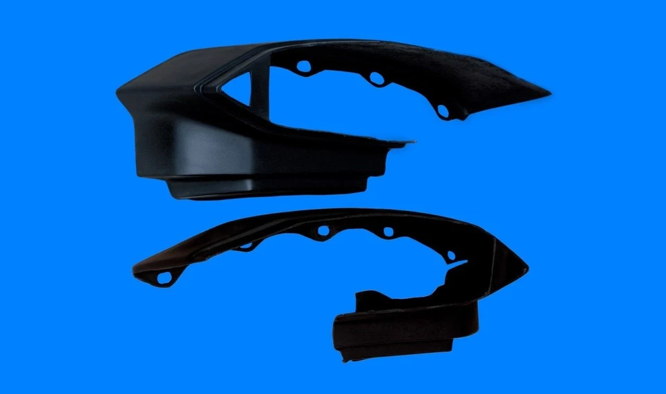 1977-1979 Cadillac Fleetwood Deville Rear Fiberglass Bumper Fillers Set - Image 1 of 1