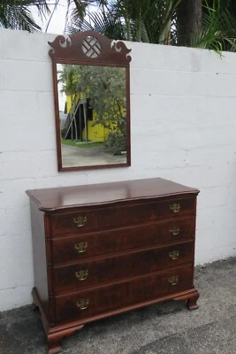 Penninqion Furniture Flame Mahogany Dresser Bathroom Vanity with Mirror 5504 - Image 1 of 4