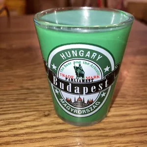 Vaso de chupito vintage - BUDAPEST Hungría Magyrorszag - Imagen 1 de 3