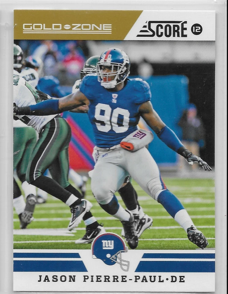 2012 Score Gold Zone #36 Jason Pierre-Paul New York Giants - Image 1 of 1