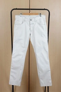 Le Jean De Marithe Francois Girbaud Avant Garde White Pants Size 33 - Picture 1 of 9