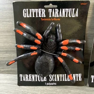 Halloween Tarantula Scary House Decoration Glitter Scary Spooky Prop - Picture 1 of 5