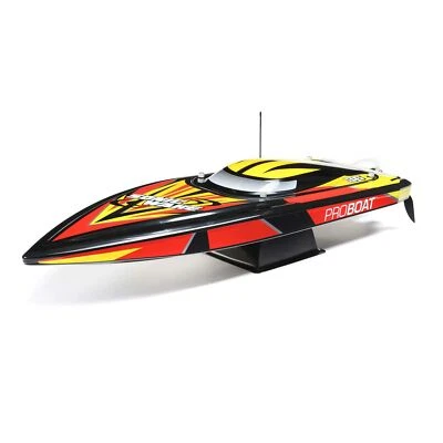 Pro Boat Sonicwake PRB08032V2T1 V2 36" Self-Righting Brushless Deep-V Black - Image 1 of 4