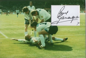 PAUL (GAZZA) GASCOIGNE Signed 12x8 Photo Display NEWCASTLE UTD Legend COA - Picture 1 of 1