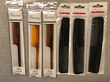 3 x Finesse Tail Comb F124S + 3 x Hair Works Comb Black HW03020 (200123)