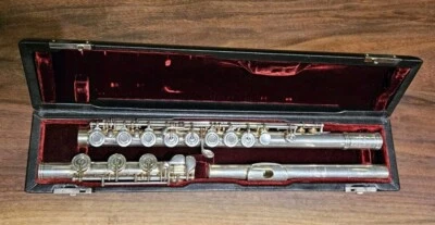 Flauta profesional de orificio abierto serie K 3KSB de plata maciza con cabezal KGG personalizado Foto 1 de 4