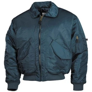 Chaqueta de piloto CWU, azul marino - chaqueta de bombardero resistente estilo US Airforce - Imagen 1 de 3