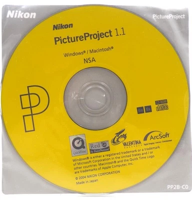 NOS Nikon Picture Project 1.1 Windows + MAC software c.2004 - Image 1 of 2