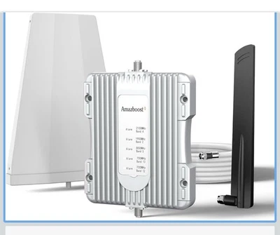Cell Phone Signal Booster Kit for Home-All U.S. Carriers 3-5G LTE FCC Approved - Image 1 of 4