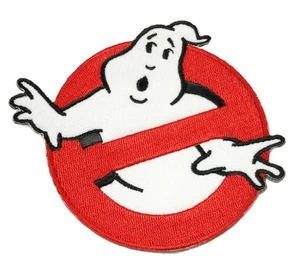 No Ghost Logo Embroidered Patch 3" Iron On Sew On Badge Emblem for Jacket - Picture 1 of 7