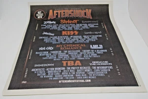 Aftershock Festival Ad OCT 6-9-2022 Sacramento California San Diego Reader Page - Picture 1 of 5