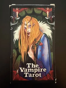 The Vampire Tarot Cards by Nathalie Hertz 78 Cards Instructions - Picture 1 of 4