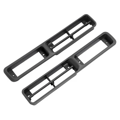 Left Right Black Fog Light Moldings Cover For Nissan D21 Pickup Pathfinder 93-95 - Image 1 of 4