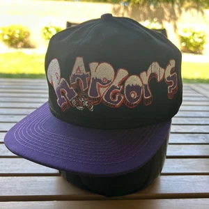 Cappello Berretto Toronto Raptors TOW Doppio Graffiti Personalizzato Snapback NBA Raro - Foto 1 di 7