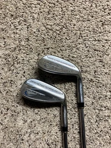 Pure Spin Diamond Face Wedge Set 52 56 Gap Sand Steel Shafts RH - Picture 1 of 14