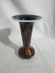Blown Glass Vase Made in Czechoslovakia 5 3/4" - Picture 1 of 8