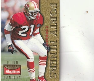 FREE SHIPPING-MNT-Deion Sanders, 1995 SkyBox Premium, #120, San Francisco 49ers, - Picture 1 of 1
