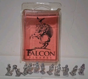 Falcon Figures Pewter Color 1" Miniatures Civilians And Camps New Kingdom 11 PC - Picture 1 of 15