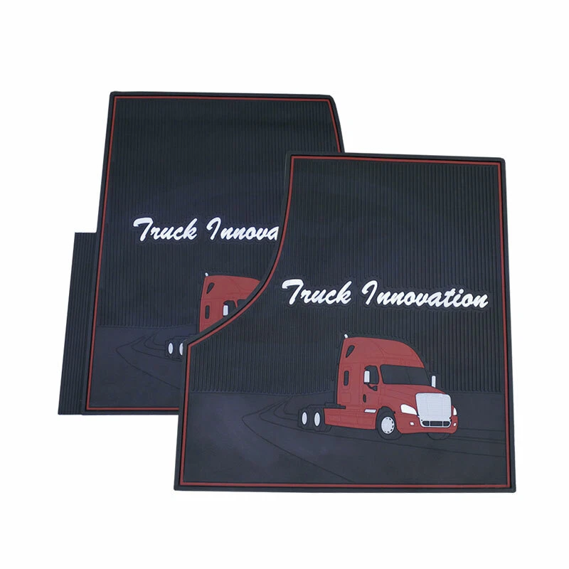 Freightliner Cascadia Rubber  Floor Mats # 13418 - Image 1 of 1