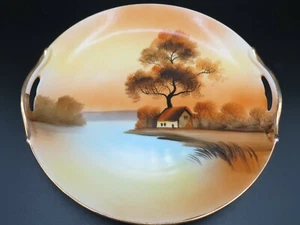 Noritake "Tree in the Meadow" 9 1/2" Cake plate w/handles EXC!! - Picture 1 of 3