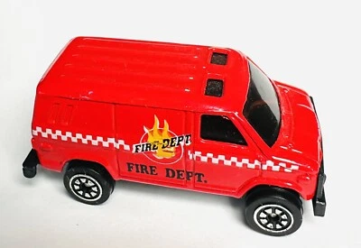 Welly 1:64 Fire Dept Emergency Service Chevy Van No, 1112 - Rescue Department - Image 1 of 4