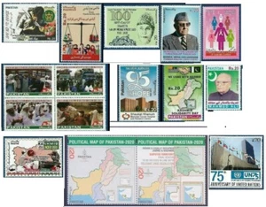 Pakistan,Year set/ pack of commemorative stamps,2020,MNH - Picture 1 of 1
