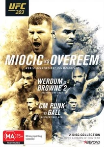 UFC #203 - DVD Miocic Vs Overeem, nuevo sellado, Región 4, GRATIS RASTREADO AUS FRANQUEO - Imagen 1 de 1
